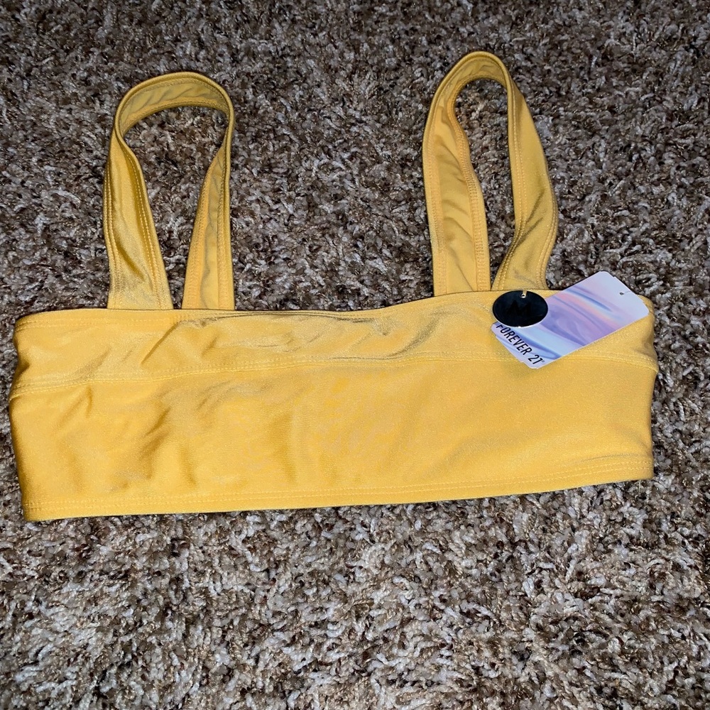 Yellow Forever 21 Yellow Bra